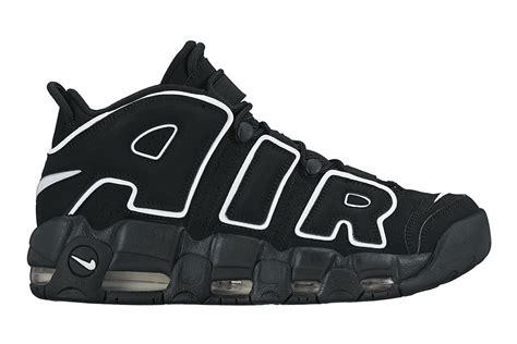 nike air more schwarz weiß|goat air more shoes.